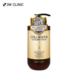 3w clinic collagen & luxury gold shampo